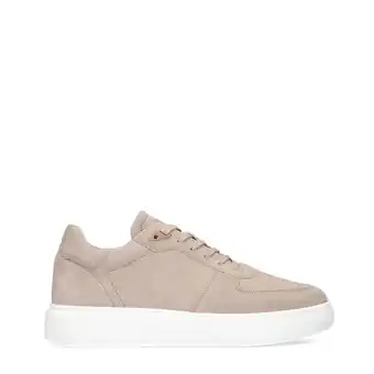 Wehkamp Manfield   nubuck sneakers lichtgrijs aanbieding