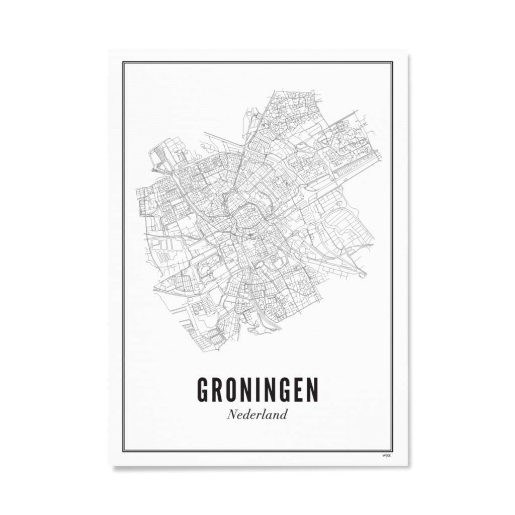 Wijck. poster groningen city (50x70 cm) aanbieding bij Wehkamp