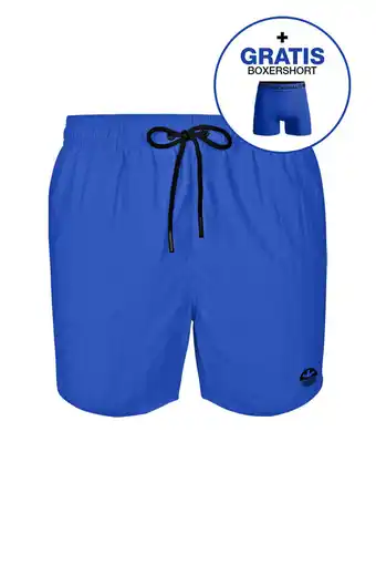 Wehkamp Muchachomalo zwemshort + gratis boxershort blauw aanbieding
