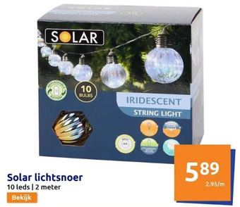 Action Solar lichtsnoer aanbieding