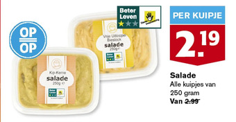 Hoogvliet Salade aanbieding