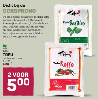 Ekoplaza Taifun tofu aanbieding