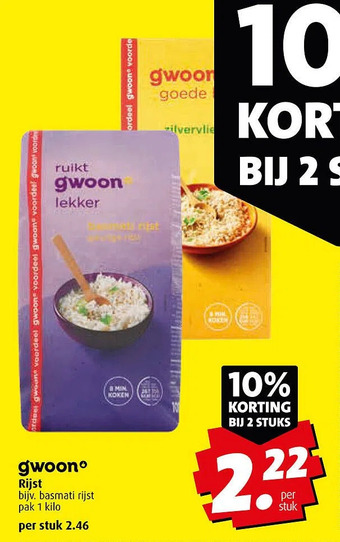 Boni Gwoon rijst aanbieding