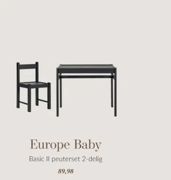 Babypark Europe baby basic aanbieding