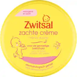 Jumbo Zwitsal zachte crème baby 200ml aanbieding