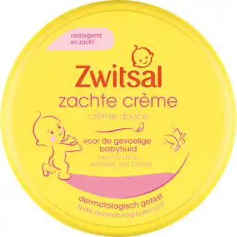 Jumbo Zwitsal zachte crème baby 200ml aanbieding
