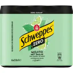 Jumbo Schweppes zero virgin mojito 6 x 330ml aanbieding