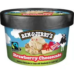 Jumbo Ben & jerry's ijs strawberry cheesecake 100ml aanbieding