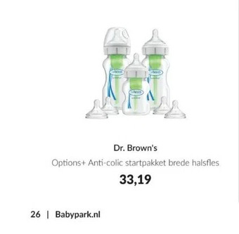 Babypark Dr. brown's aanbieding
