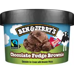 Jumbo Ben & jerry's chocolate fudge brownie 100ml aanbieding