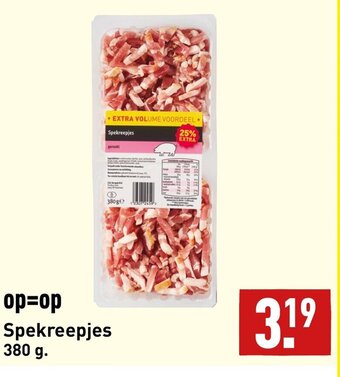 ALDI Spekreepjes 380 g aanbieding