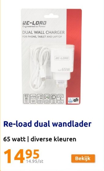 Action Re-load dual wandlader aanbieding