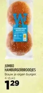 Jumbo Jumbo hamburgerbroodjes aanbieding