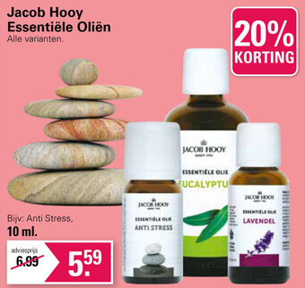De Online Drogist Jacob Hooy Essentiële Oliën aanbieding
