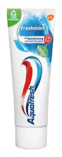 De Online Drogist Aquafresh freshmint 3in1 tandpasta - voor een frisse adem 75ml aanbieding