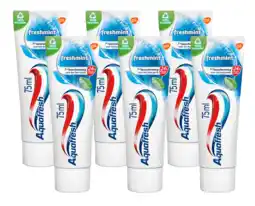 De Online Drogist Aquafresh tandpasta freshmint multiverpakking 6x75ml aanbieding