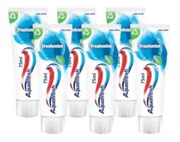 De Online Drogist Aquafresh tandpasta freshmint multiverpakking 6x75ml aanbieding