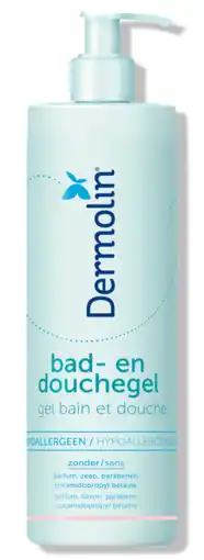De Online Drogist Dermolin bad en douchegel 400ml aanbieding