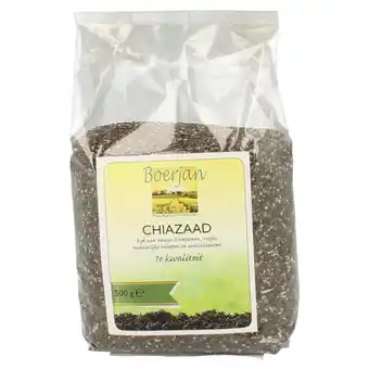 De Online Drogist Boerjan chiazaad 500gr aanbieding