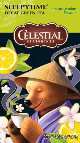 De Online Drogist Celestial seasonings sleepy time decafe groene thee citroen jasmine 20st aanbieding