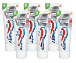 De Online Drogist Aquafresh tandpasta tandsteen controle multiverpakking 6x75ml aanbieding