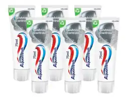 De Online Drogist Aquafresh tandpasta tandsteen controle multiverpakking 6x75ml aanbieding