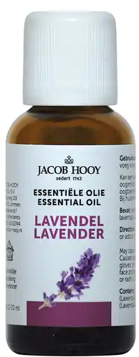 De Online Drogist Jacob hooy essentiële olie lavendel 30ml aanbieding