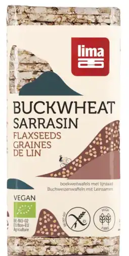 De Online Drogist Lima boekweit wafels 130gr aanbieding