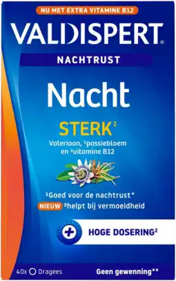 De Online Drogist Valdispert nacht sterk tabletten 40tb aanbieding