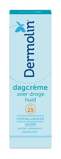 De Online Drogist Dermolin dagcrème zeer droge huid - spf25 50ml aanbieding