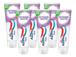De Online Drogist Aquafresh tandpasta intense white multiverpakking 6x75ml aanbieding