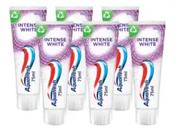 De Online Drogist Aquafresh tandpasta intense white multiverpakking 6x75ml aanbieding