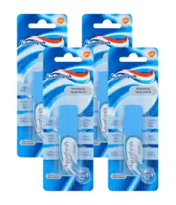 De Online Drogist Aquafresh mondspray multiverpakking 4x15ml aanbieding