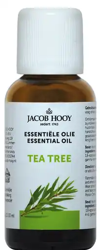 De Online Drogist Jacob hooy essentiële olie tea tree 30ml aanbieding