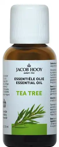 De Online Drogist Jacob hooy essentiële olie tea tree 30ml aanbieding
