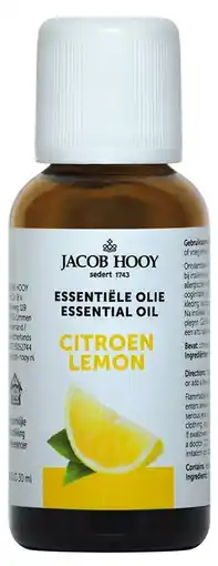 De Online Drogist Jacob hooy essentiële olie citroen 30ml aanbieding