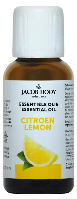 De Online Drogist Jacob hooy essentiële olie citroen 30ml aanbieding