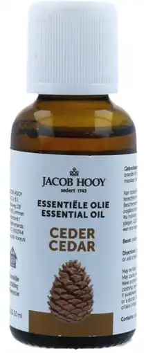 De Online Drogist Jacob hooy essentiële olie ceder 30ml aanbieding