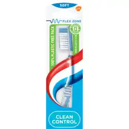 De Online Drogist Aquafresh clean control tandenborstel soft - 100% plasticvrije verpakking 1st aanbieding