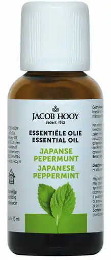 De Online Drogist Jacob hooy essentiële olie japanse pepermunt 30ml aanbieding