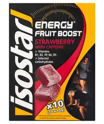 De Online Drogist Isostar energy fruit boost strawberry 10st aanbieding