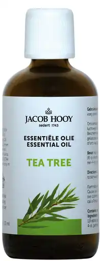 De Online Drogist Jacob hooy essentiële olie tea tree 100ml aanbieding