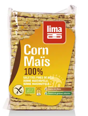 De Online Drogist Lima maiswafels dun rechthoekig 140gr aanbieding