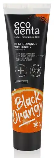 De Online Drogist Ecodenta black orange whitening tandpasta 100ml aanbieding