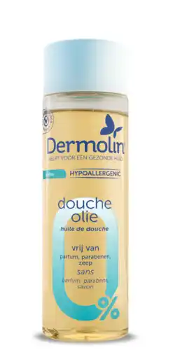 De Online Drogist Dermolin doucheolie 200ml aanbieding