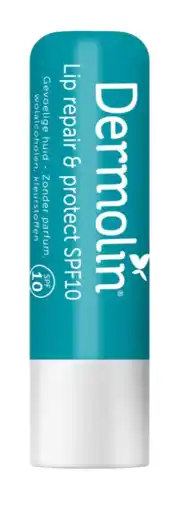 De Online Drogist Dermolin lip repair & protect spf10 4,8gr aanbieding