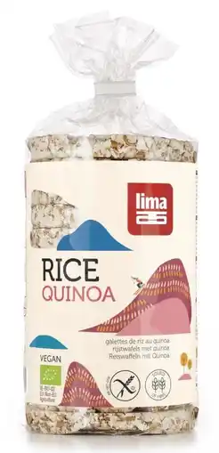 De Online Drogist Lima rijstwafels quinoa 100gr aanbieding