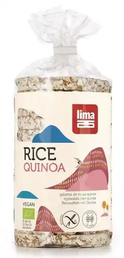 De Online Drogist Lima rijstwafels quinoa 100gr aanbieding