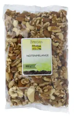 De Online Drogist Boerjan notenmalenge 800gr aanbieding