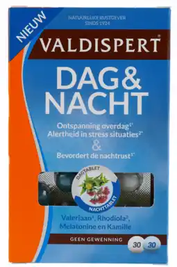 De Online Drogist Valdispert dag & nacht tabletten 60tb aanbieding